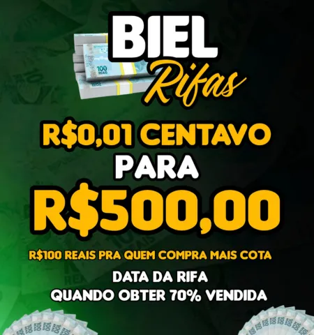 Imagem da campanha R$0,01  Pra R$500
