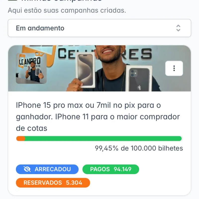 Imagem da campanha iPhone