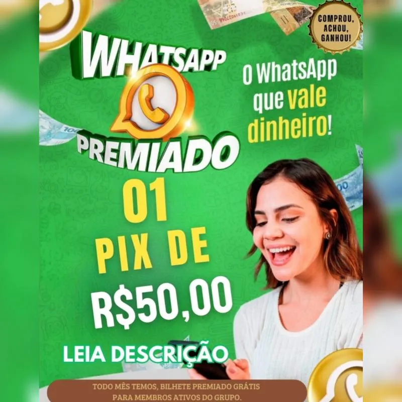 Imagem da campanha WHATSAPP PREMIADO