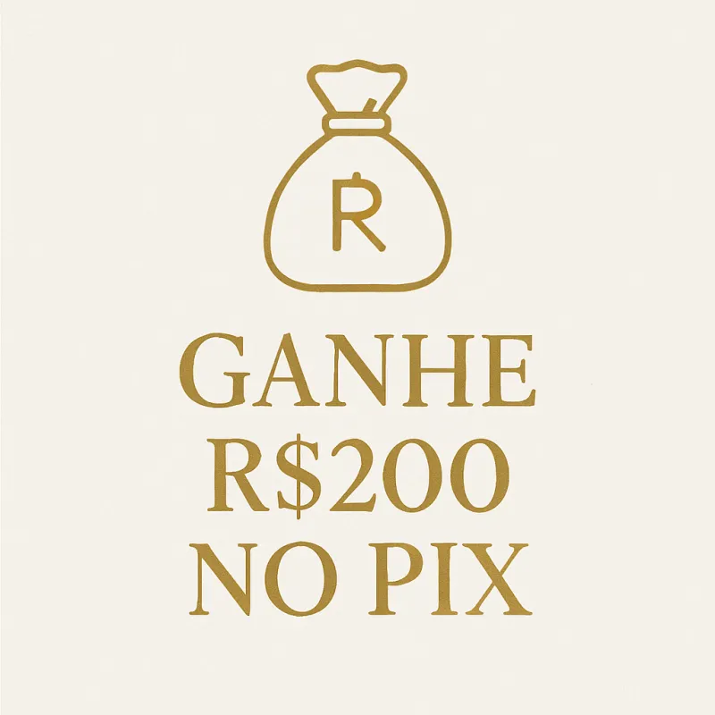 Imagem da campanha Pix da Sorte – Concorra a R$200