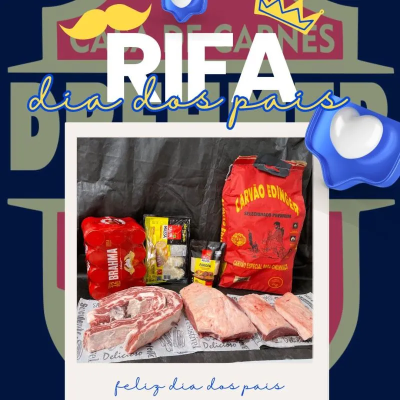 Imagem da campanha RIFA DIA DOS PAIS