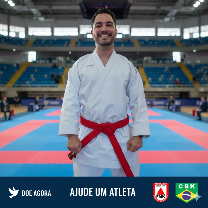Imagem da campanha Me ajude a Custear as Despesas da Final do Campeonato Brasileiro de Karatê
