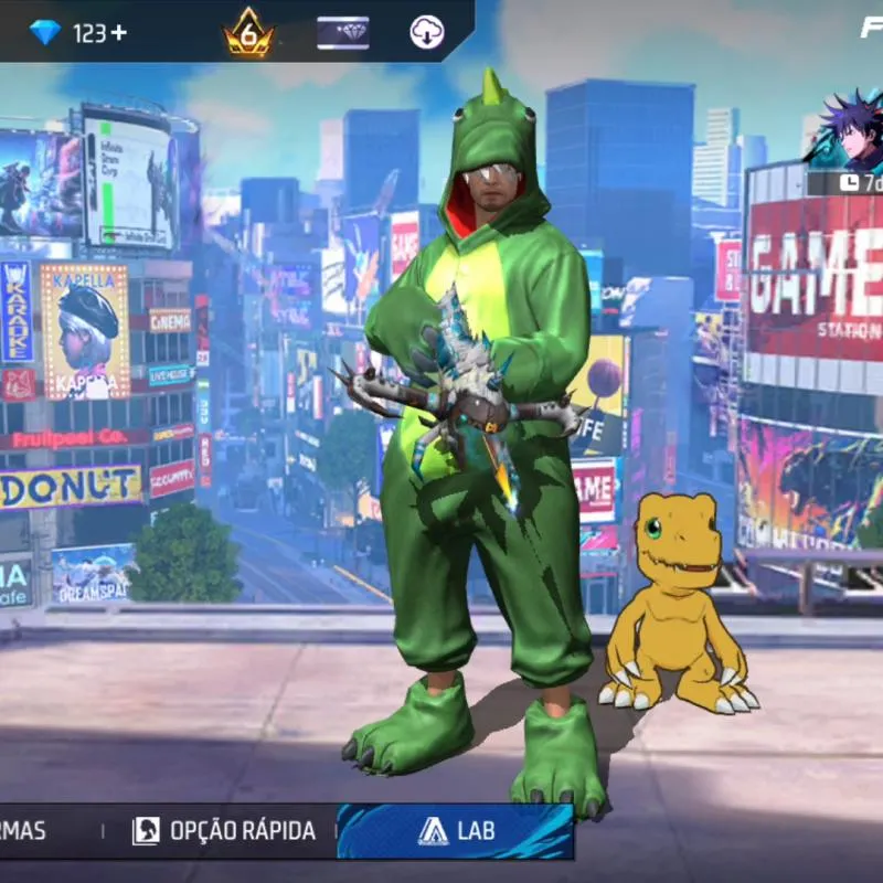 Imagem da campanha CONTA DE FF