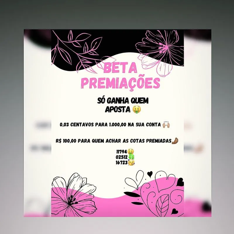 Beta Premiação 🥳🤌🏾