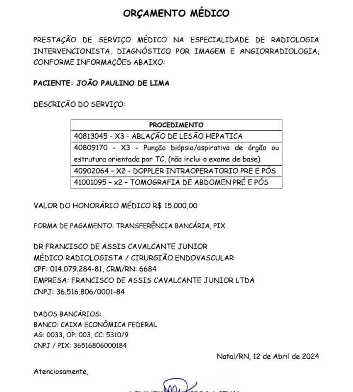 ANDRE LUIZ CAVALCANTE DE LIMA